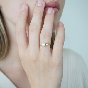 Vintage Engagement Ring, 0.40 Carats