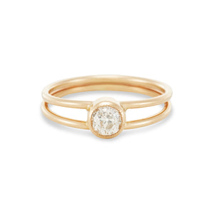 By Brockton Engagement Ring Double Band