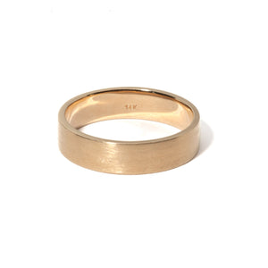 By Brockton Square Edge Mens Wedding Band *Made To Order*
