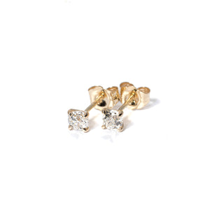SOLD Diamond Stud Earrings, 0.59 Carats
