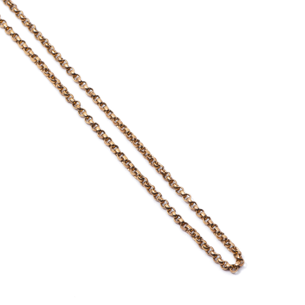 Vintage 30 Inch Rolo Chain, 9k Yellow Gold – Brockton Gems