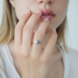 Custom Modern Moi Et Toi Engagement Ring *Made To Order*
