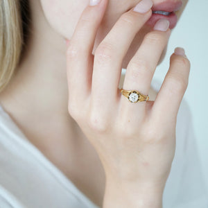 Vintage Engagement Ring, 0.82 Carats