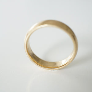6mm Vintage 14k Yellow Gold Band