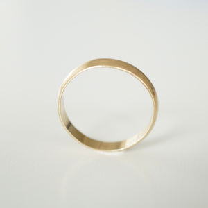 SOLD 4 mm Vintage Yellow Gold Wedding Band