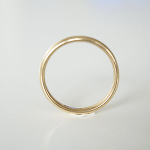 SOLD 1943 Vintage 18k Yellow Gold Wedding Band, 3.5 mm, With Love From Jackie"