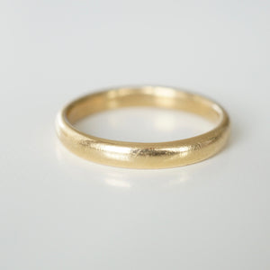 SOLD 1943 Vintage 18k Yellow Gold Wedding Band, 3.5 mm, With Love From Jackie"