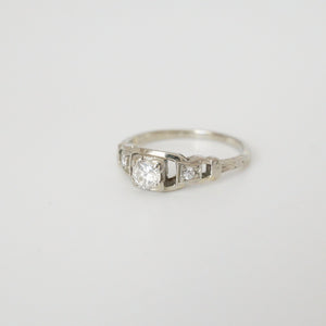 Vintage Engagement Ring, 1934, 0.21 Carats