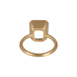 Repurposed Aquamarine Cocktail Ring or Engagement Ring, 6.18 Carats