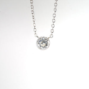 SOLD Repurposed Diamond Necklace