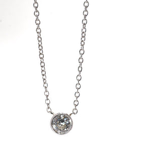 SOLD Repurposed Diamond Necklace